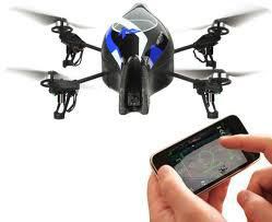 Parrot quadricopter AR.Drone - Date tehnice: - Control al zborului de iPod - Alte marci