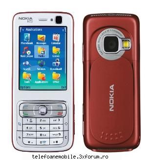 Vand Nokia n73 red /white - vand nokia N73 red/white sigilat la 250E.Tel - Nokia