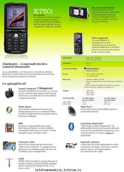 Vand Sony Ericsson K750i in stare perfecta - Vand Sony-Ericsson K750i in stare perfecta cu - Sony-Ericsson